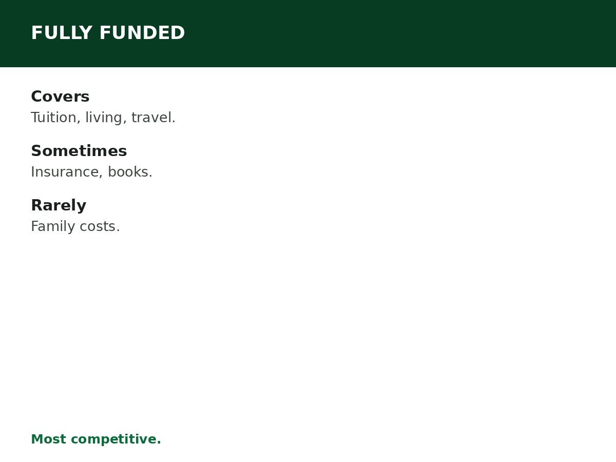 Fully Funded Scholarships for Nigerians process graphic
