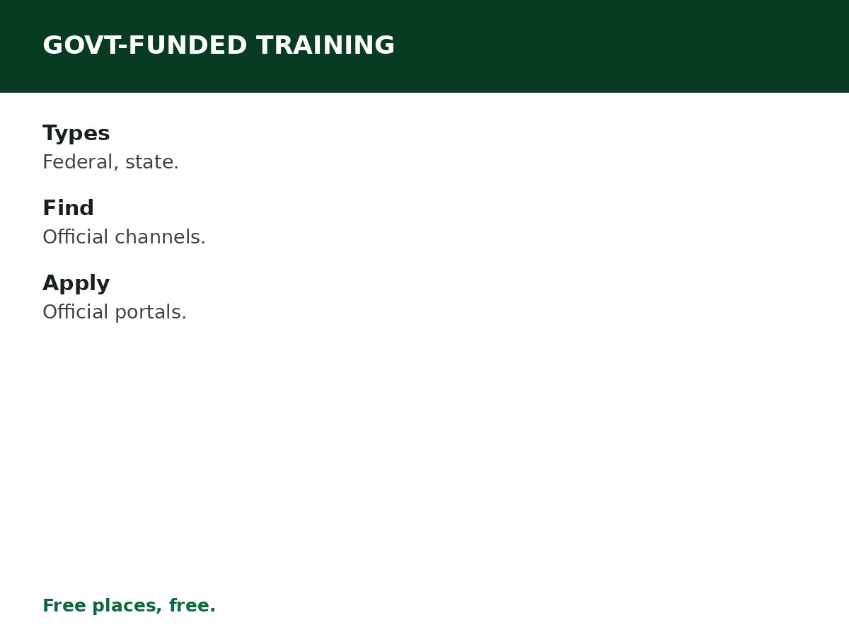 Government-Funded Training Opportunities in Nigeria process graphic