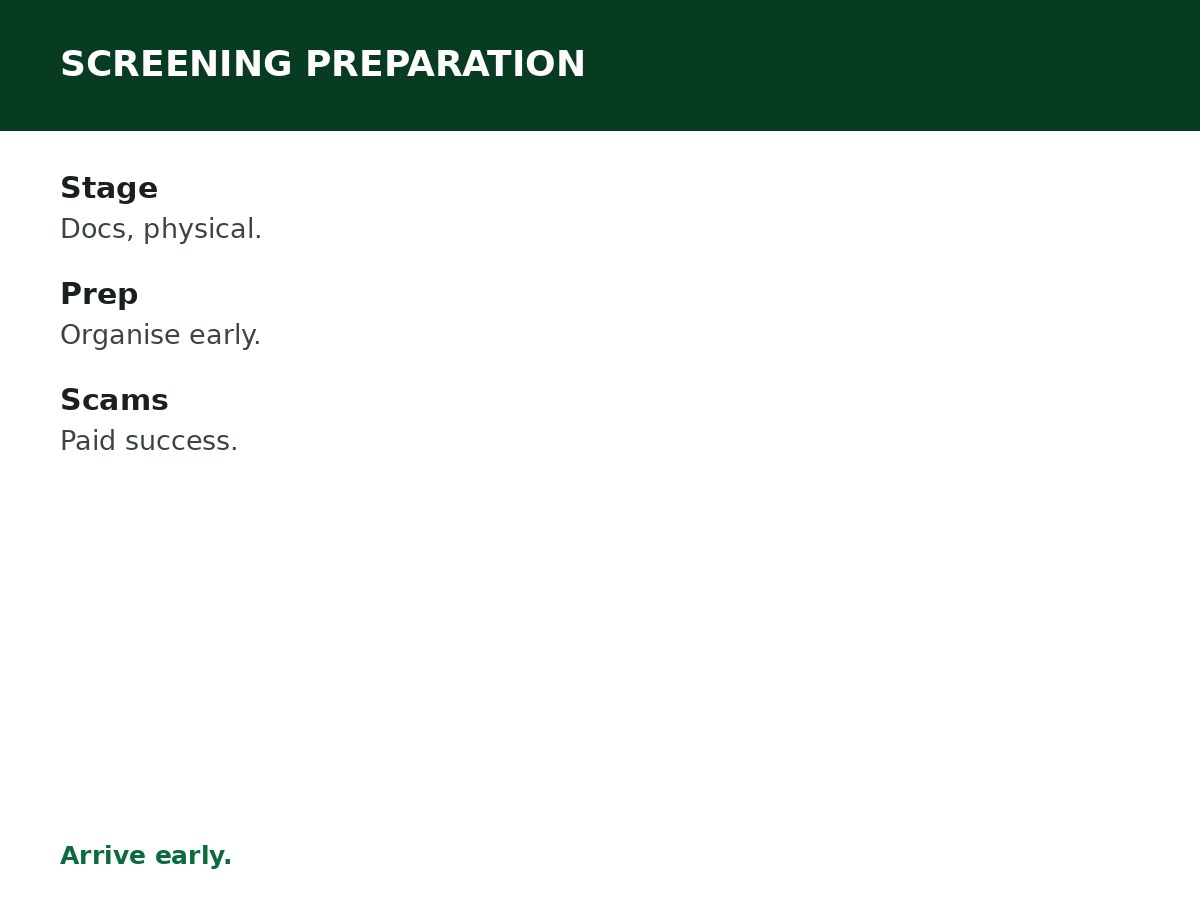 How to Prepare for Recruitment Screening process graphic
