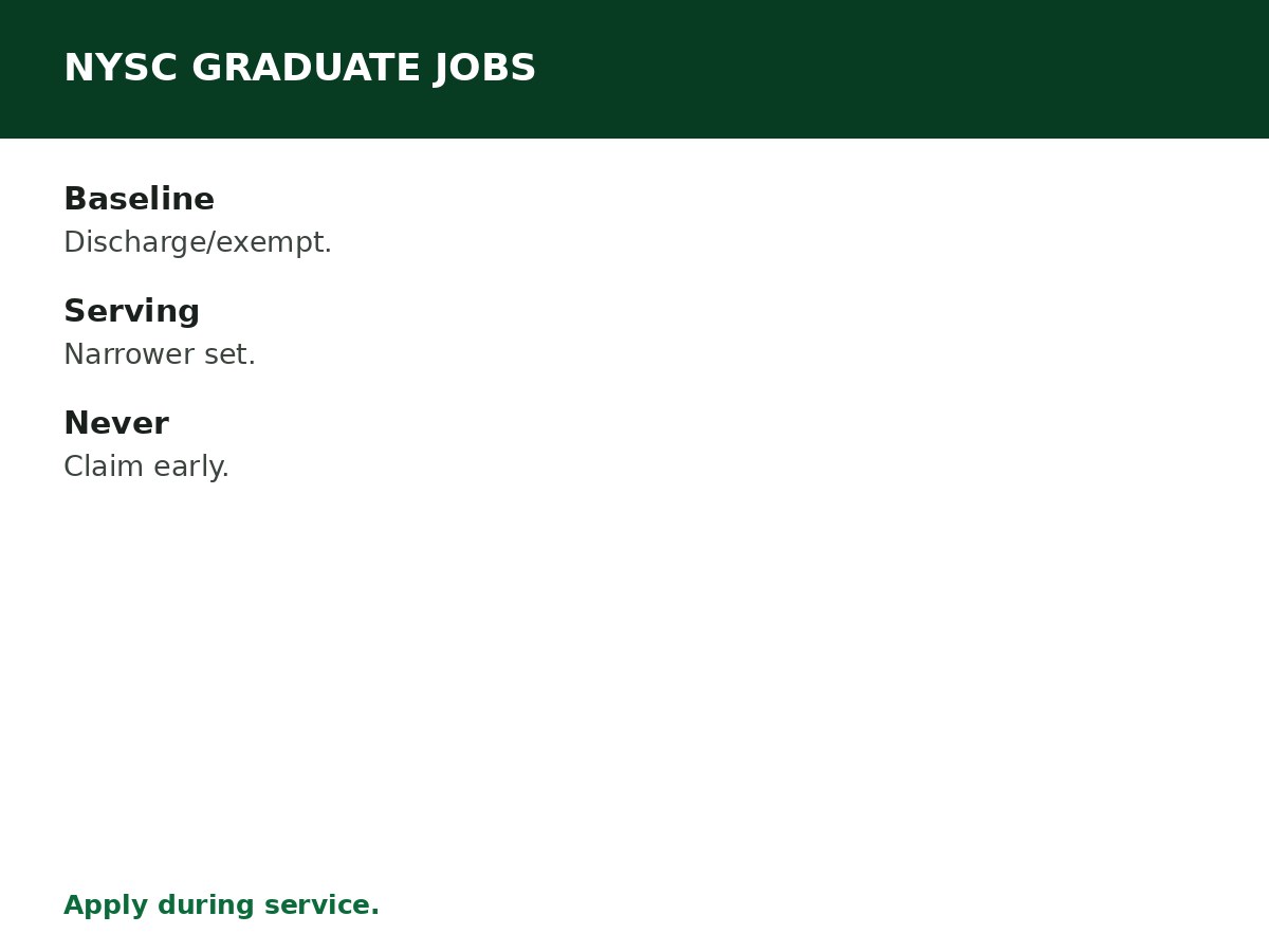 Jobs That Accept NYSC Graduates process graphic