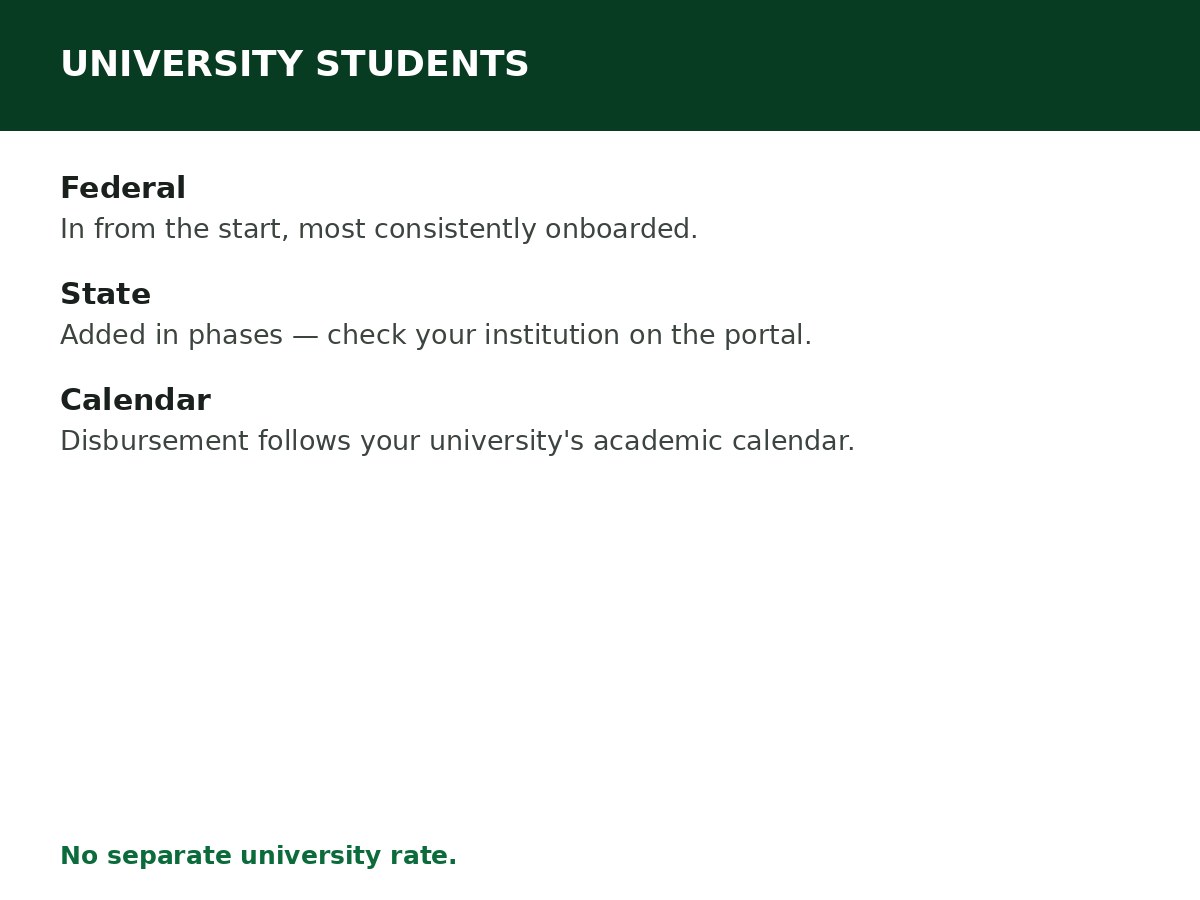 NELFUND for Nigerian Public University Students process graphic