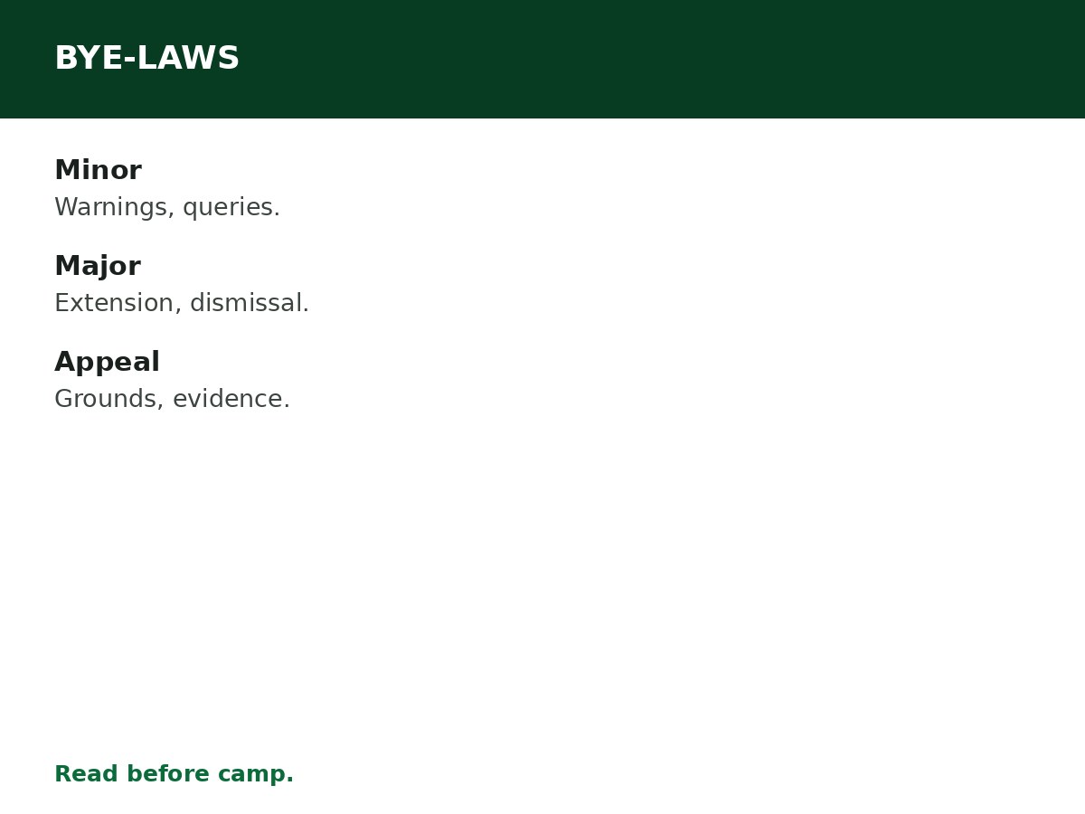 NYSC Bye-Laws Explained for Corps Members process graphic