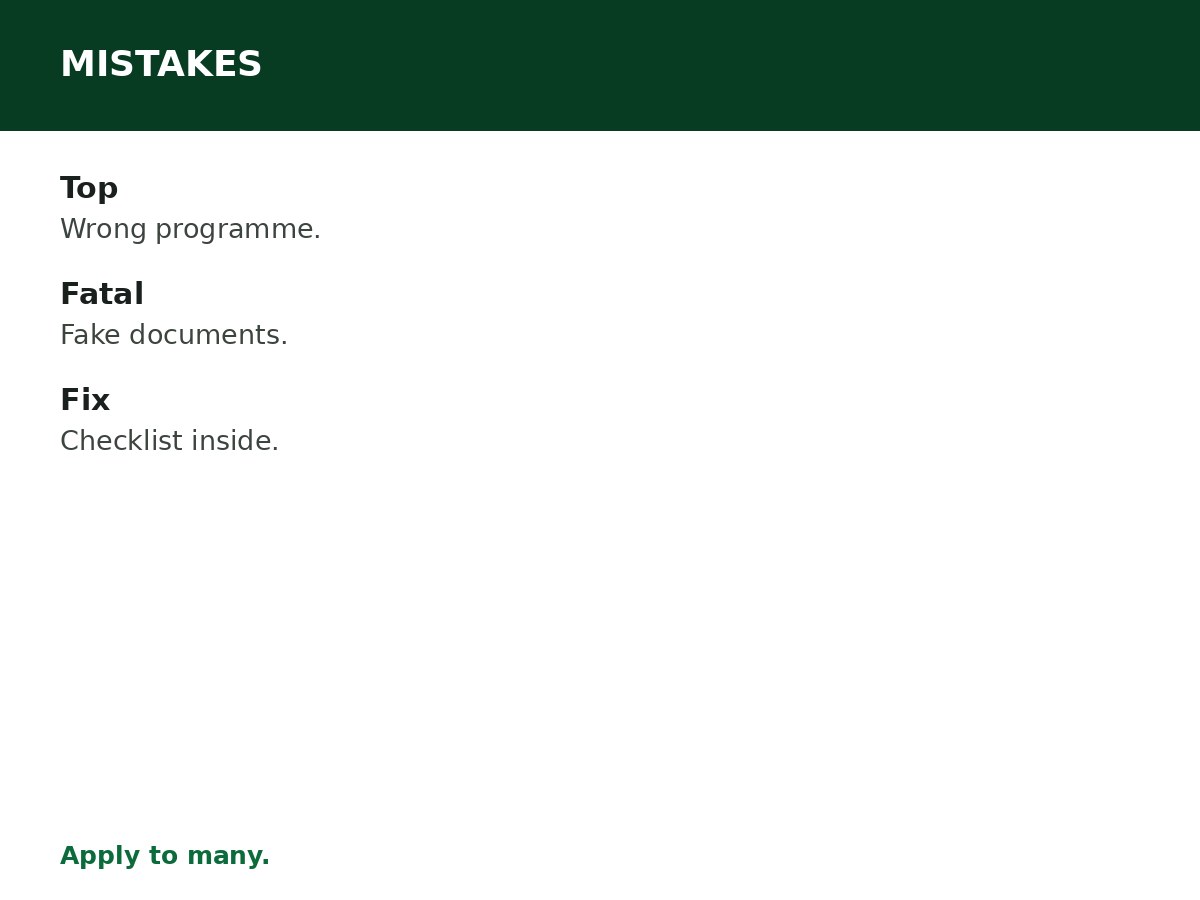 Scholarship Application Mistakes to Avoid process graphic