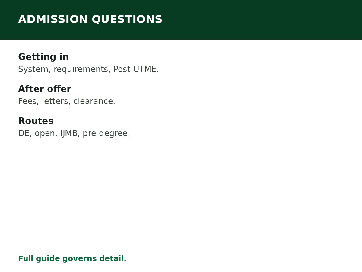 University Admission Questions Students Ask Most process graphic